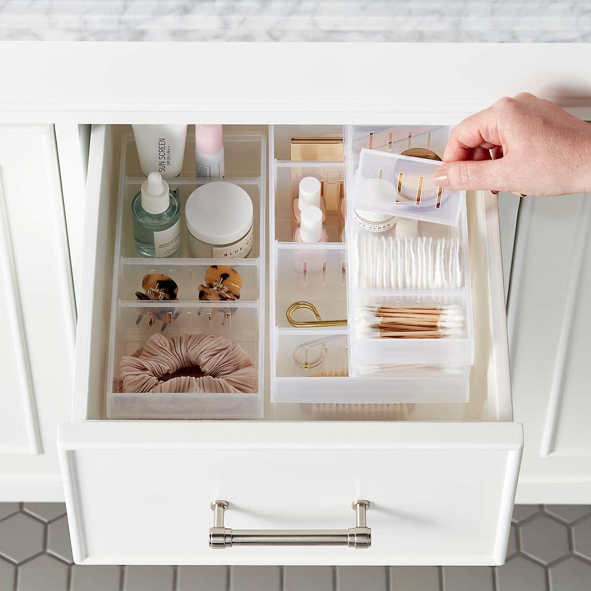 Clear Stackable Plastic Storage Bins