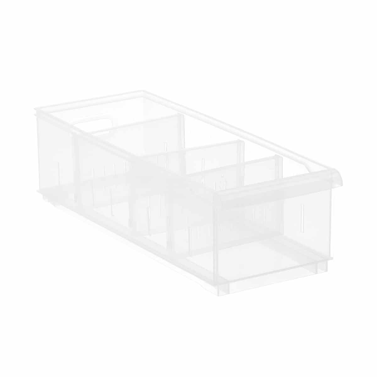 Clear Stackable Plastic Storage Bins