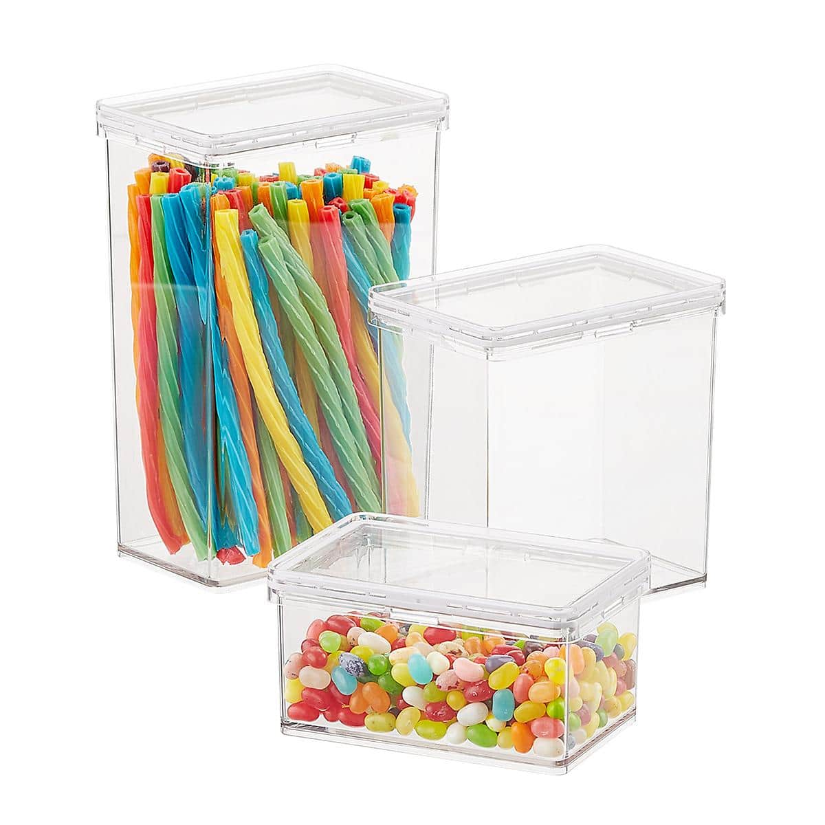 Clear Stackable Plastic Storage Bins – Horderly