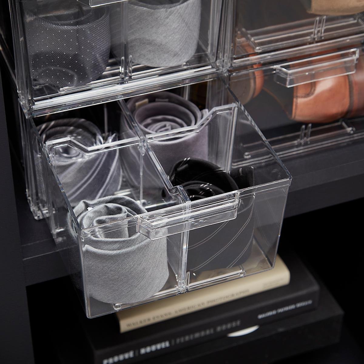 Clear Stackable Large Shoe Drawer – Horderly