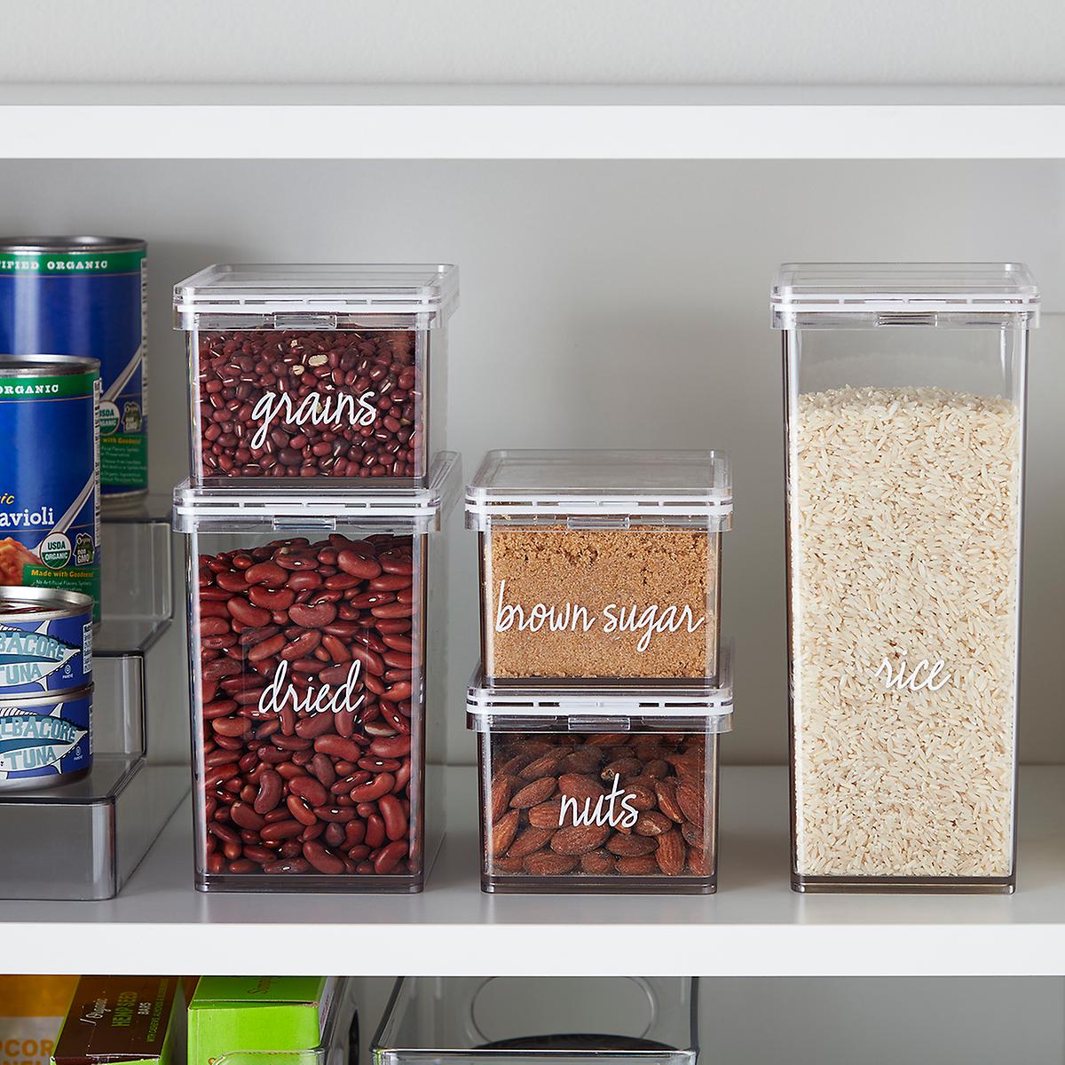 Pantry Before & After by The Home Edit