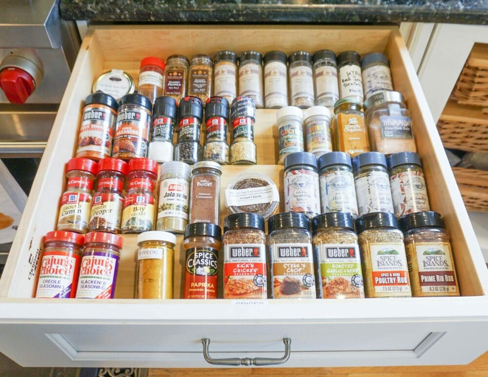 Spice Drawer Organization (Takes Only 1 Hour) - Darling Down South