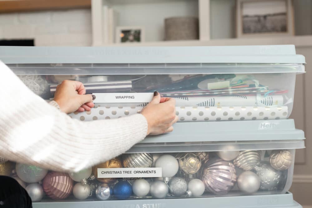 How to Organize Seasonal Decor Storage - Run To Radiance