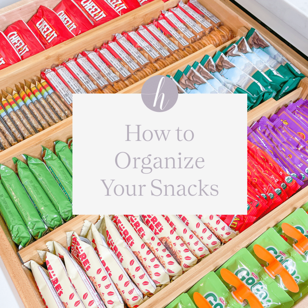 3 Ways to Organize Your Snacks - Horderly