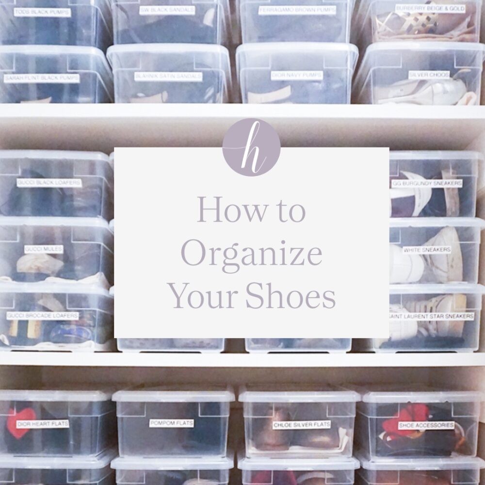 How to organize your shoes