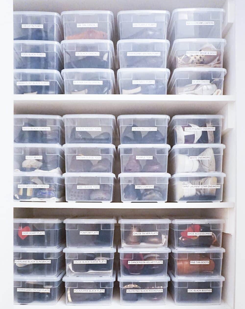 Clear Stackable Small Shoe Drawer – Horderly