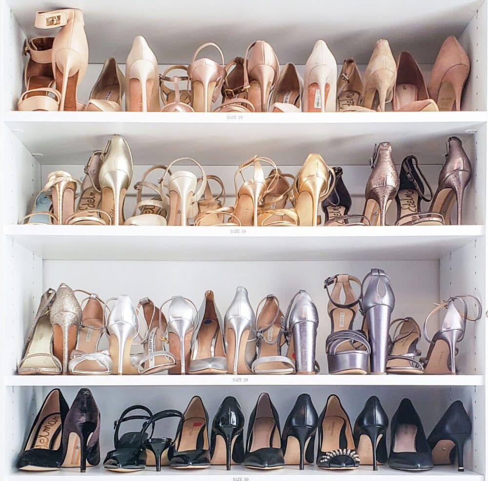 Ways to Organize Your Shoes - Closetful of Clothes