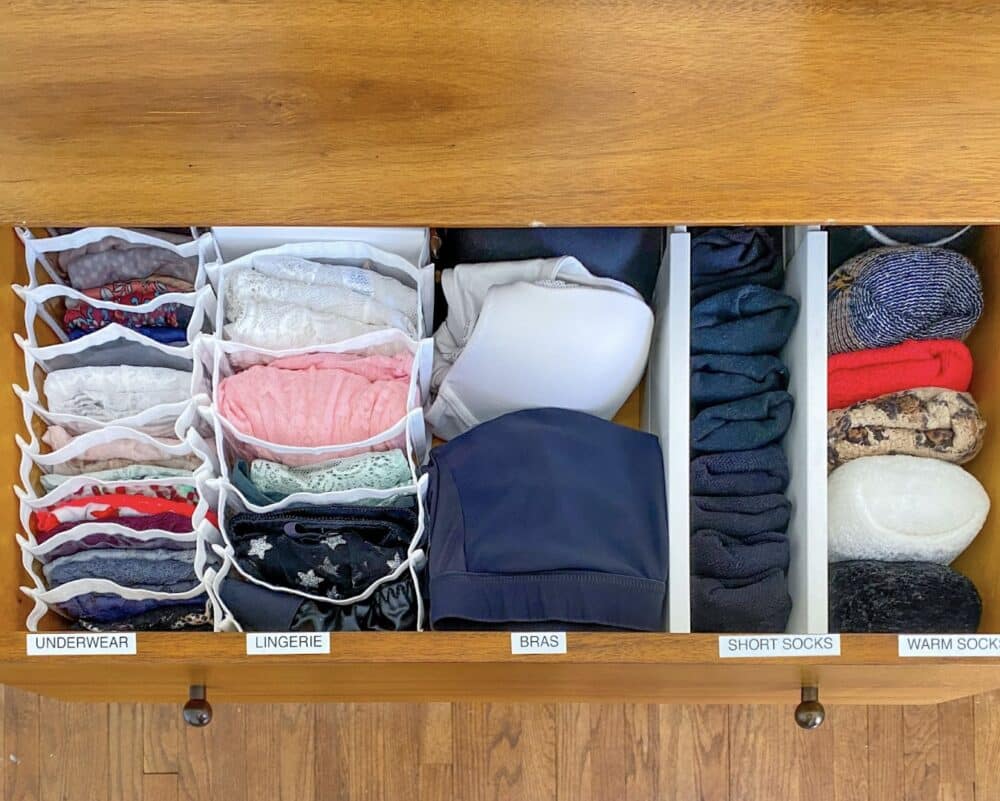 How To De-Clutter,Tidy And Organise Your Underwear Drawer