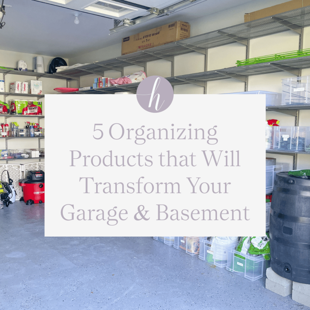 Affordable Garage Organization: everything we got to transform our