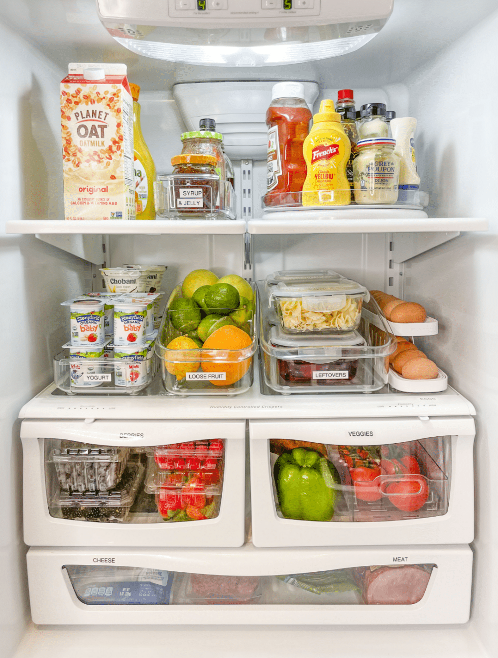 How to Organize Your Refrigerator Shelves 