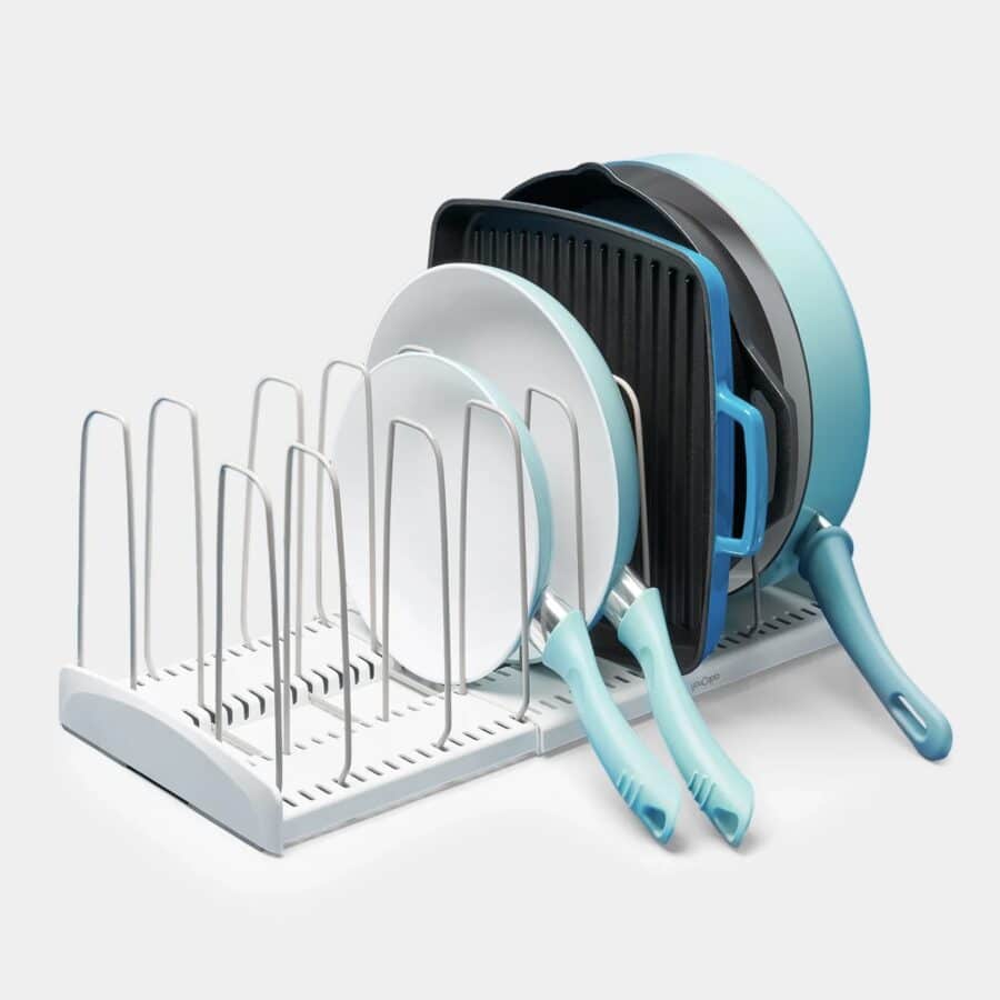 YouCopia’s StoreMore® EXPANDABLE Cookware Rack – Horderly