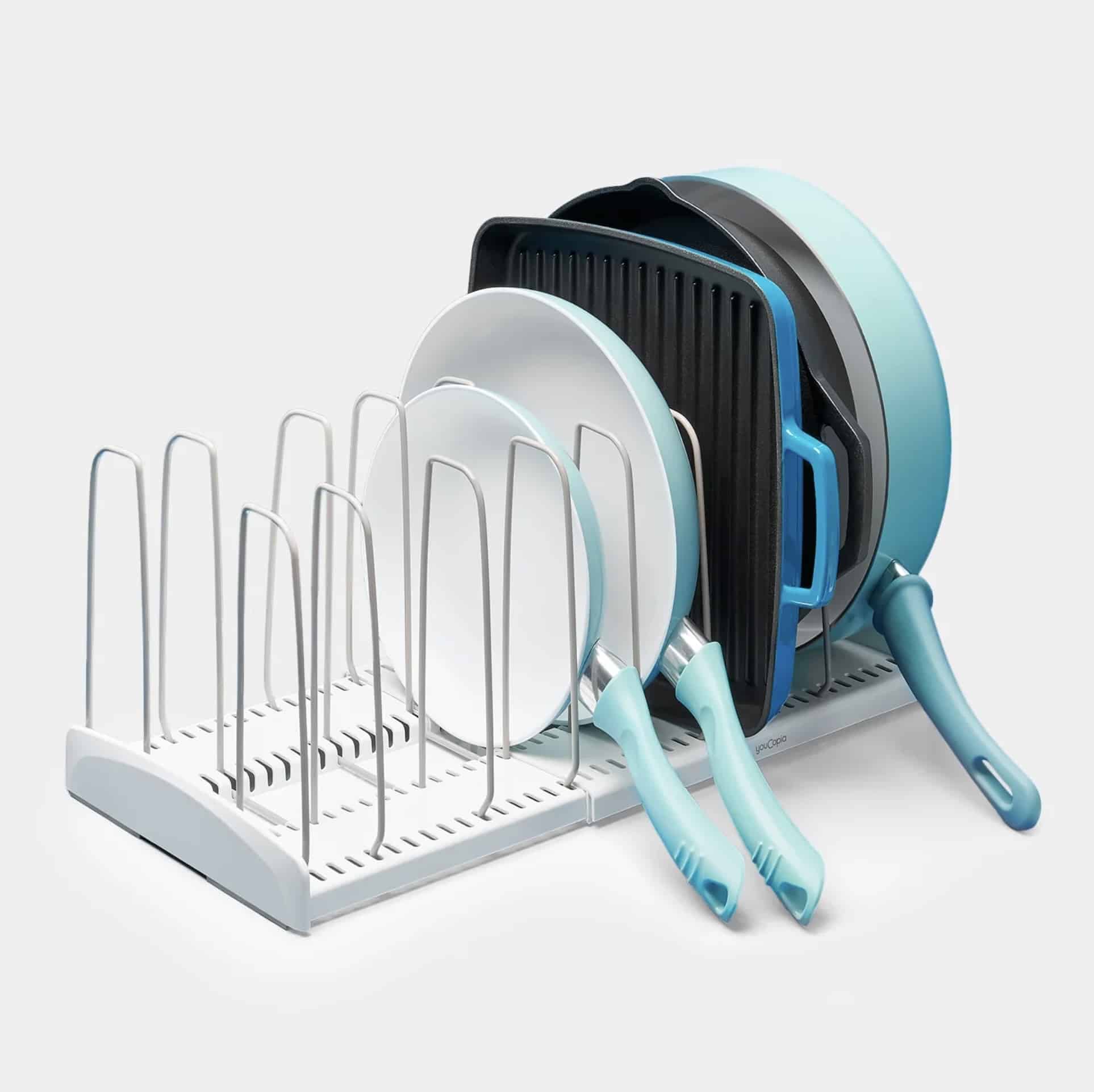 YouCopia’s StoreMore® EXPANDABLE Cookware Rack – Horderly