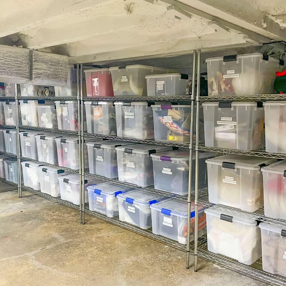 Basement & Attic Organization